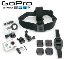 Tous les accessoires de la Go Pro HD.