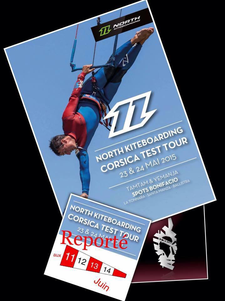 North Kite test Bonifacio reporté North Kite test Bonifacio reporté
